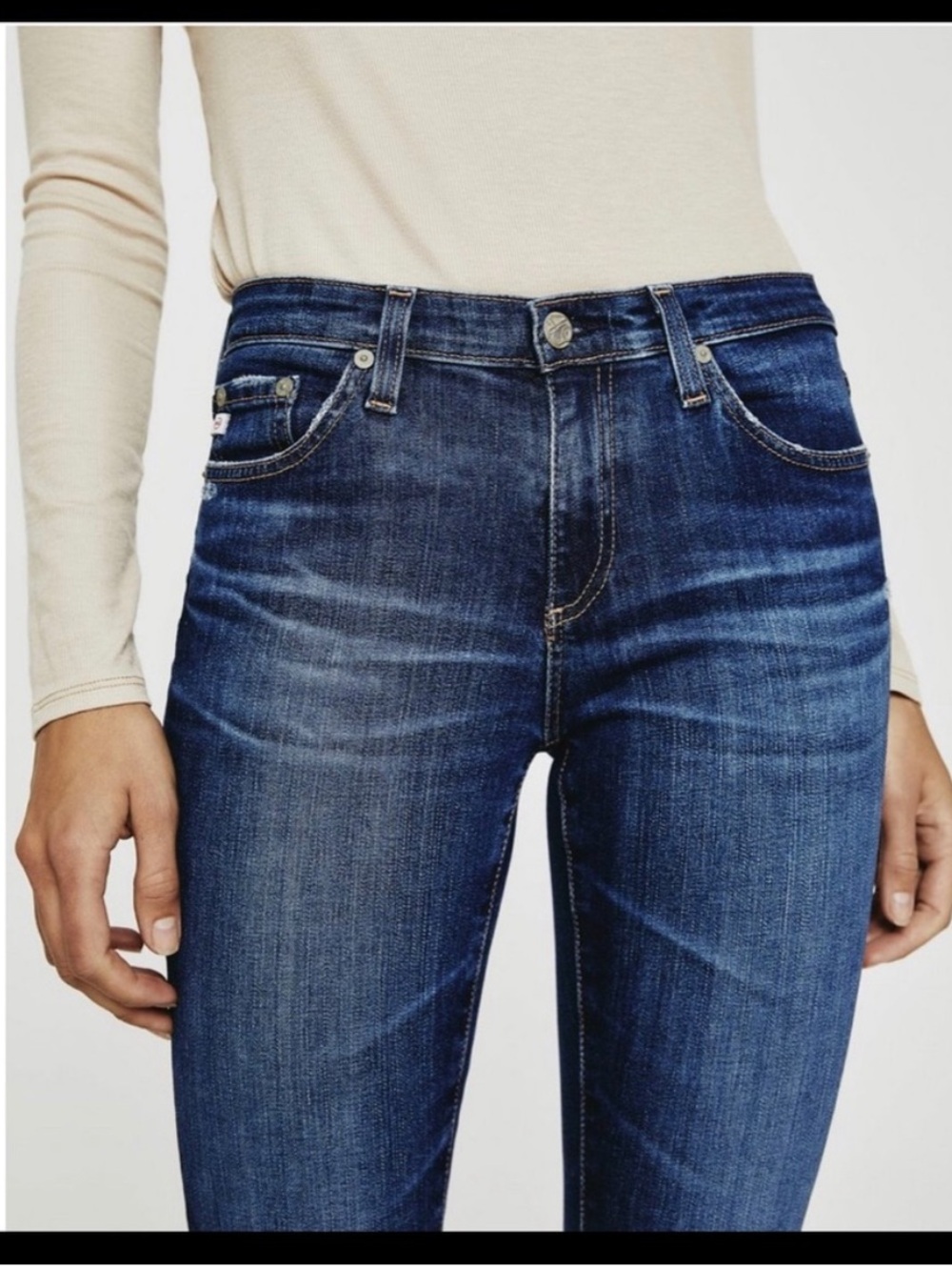 AG The Stilt cigarette leg jeans size 24R